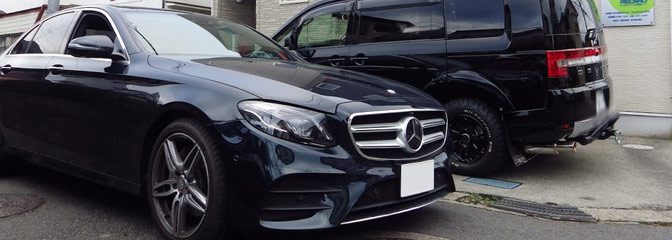 BENZ:E230D/W213にレカロシート装着。