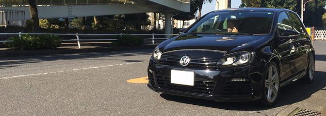 VW:ゴルフ6-Rにレカロシート装着。