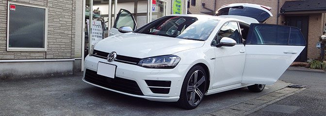 VW:ゴルフ7にレカロシート装着。